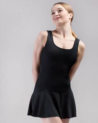 Ženske Baletske Haljine SO DANCA | Leotard W/Skirt Adult E-10710