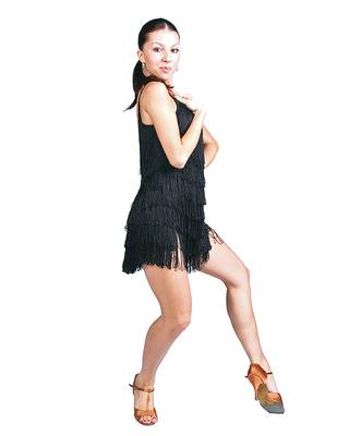Рокли за танци AITA | Fringe Dress CL14020