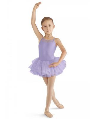 Girls Ballet Dresses BLOCH | Cord Mesh Cami Tutu Dress M409C